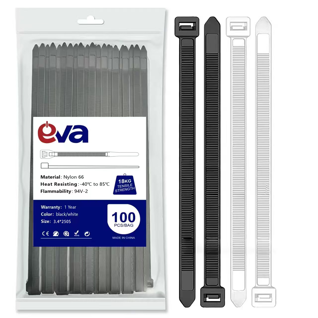 CABLE TIES 3.4*250S